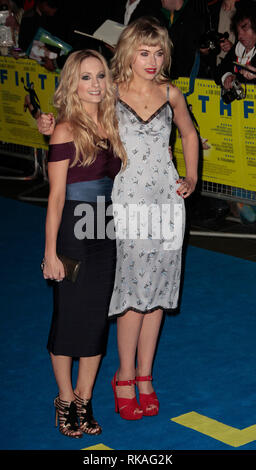 "Filth" - Londra Premiere, tappeto rosso arrivi Joanne Froggatt e Imogen Poots arriva Foto Stock