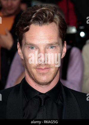 Benedetto Cumberbatch arriva a 2014 GQ Man of the Year Awards presso la Royal Opera House di Covent Graden, Londra Foto Stock