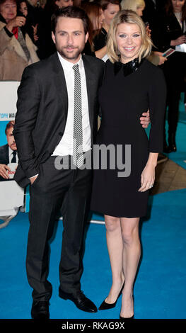 Novembre 12, 2014 - 'orribile borchie 2' Premiere Mondiale Charlie giorno e Mary Elizabeth Ellis arriva per la prima mondiale di orribile borchie 2 di Odeon abbiamo Foto Stock