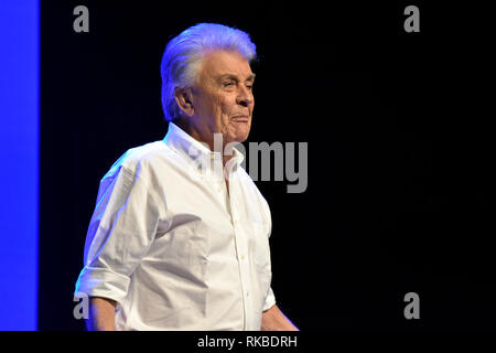 Sven-Bertil Taube sul suo tour 'Så länge skutan kan gå' in Louis de Geer concert hall 2019 Foto Stock