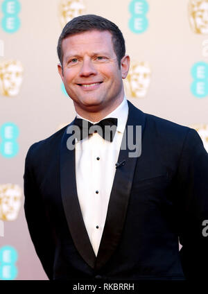 Dermot O'Leary frequentando la 72a British Academy Film Awards tenutosi presso la Royal Albert Hall, Kensington Gore, Kensington, Londra. Foto Stock