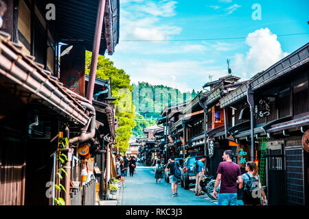 Centro storico di Takayama, Sanmachi Suji Foto Stock