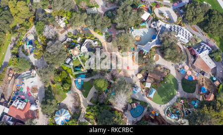 I bambini di Fairyland parco divertimenti di Oakland, CA, Stati Uniti d'America Foto Stock