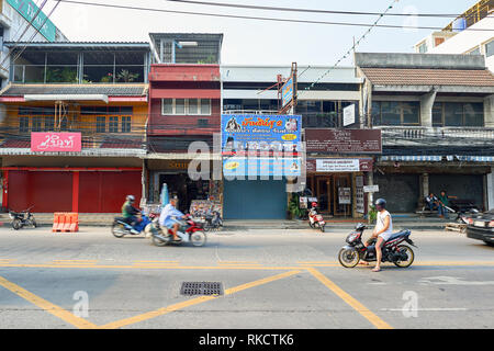 PATTAYA, Thailandia - circa Febbraio, 2016: Pattaya di giorno. Pattaya è un resort in città in Thailandia. Foto Stock