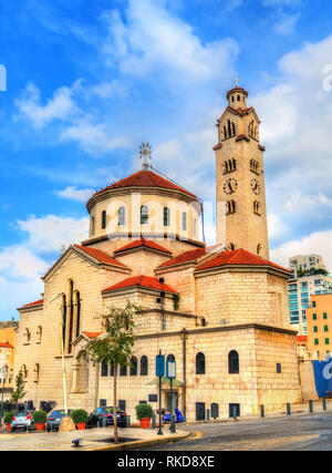 Cattedrale di Sant'Elia e San Gregorio l Illuminatore a Beirut, Libano Foto Stock