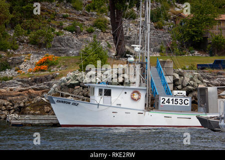 Lund, Sunshine Coast, British Columbia, Canada Foto Stock