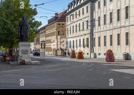 Impressione di Würzburg, una città della Franconia in Baviera Foto Stock