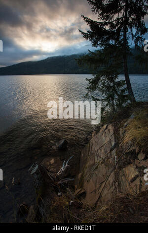 Lago di zucchero, Thompson-Okanagan, British Columbia, Canada Foto Stock