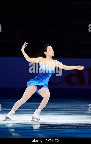 Anaheim, Stati Uniti d'America. 10 Febbraio, 2019. Mai Mihara (JPN), 10 Febbraio 2019 - Pattinaggio di Figura : ISU quattro continenti figura Skating Championships 2019, la mostra di gala in Honda Center di Anaheim, Stati Uniti d'America. Credito: da Itaru Chiba/AFLO/Alamy Live News Foto Stock