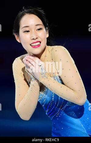 Anaheim, Stati Uniti d'America. 10 Febbraio, 2019. Mai Mihara (JPN), 10 Febbraio 2019 - Pattinaggio di Figura : ISU quattro continenti figura Skating Championships 2019, la mostra di gala in Honda Center di Anaheim, Stati Uniti d'America. Credito: da Itaru Chiba/AFLO/Alamy Live News Foto Stock