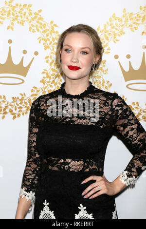 Febbraio 9, 2019 - Pasadena, CA, Stati Uniti d'America - LOS ANGELES - Feb 9: Mailey Laci a Hallmark Inverno 2019 TCA evento presso la casa del torneo il 9 febbraio 2019 a Pasadena, CA (credito Immagine: © Kay Blake/ZUMA filo) Foto Stock