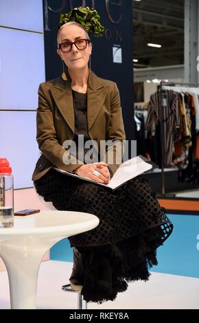 Xi Febbraio, 2019. Caryn Franklin MBE,discussione "Let's talk:Come voglio fashion per essere presentato a me"pura Londra, Olympia, London.UK Credit: Michael melia/Alamy Live News Foto Stock