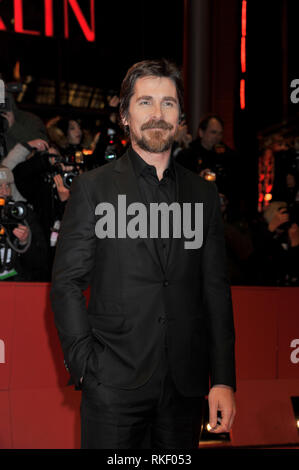 Berlino, Germania. 07 feb 2019. Il Festival del Cinema di Berlino. Tappeto rosso film Vice. Nella foto: Chritian Bale Credit: Indipendente Agenzia fotografica/Alamy Live News Foto Stock