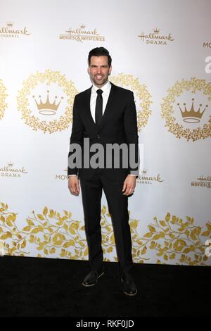 Pasadena, CA. Il 9 febbraio, 2019. Benjamin Ayres presso gli arrivi per Hallmark Channel TCA 2019 Inverno partito, Casa del Torneo, Pasadena, CA il 9 febbraio 2019. Credito: Priscilla concedere/Everett raccolta/Alamy Live News Foto Stock