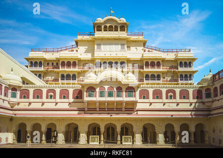 Palazzo di città di Jaipur, Rajasthan, India Foto Stock