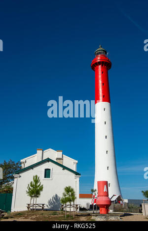 Faro di La Coubre, La Tremblade , Charente-Maritime, Francia Foto Stock
