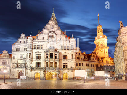 Nella cattedrale di Dresda; Germania, Europa Foto Stock