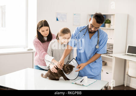 Prima della procedura medica Foto Stock