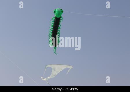 International Kite Festival-2019, Ahmedabad-India Foto Stock