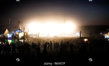 La Svezia Solvesborg - Giugno 8, 2018. Il popolare musica svedese festival Sweden Rock Festival si svolge ogni anno a Solvesborg. (Photo credit: Gonzales foto - Terje Dokken). Foto Stock