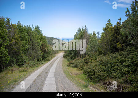 Sulla strada di nuovo in Cile Foto Stock
