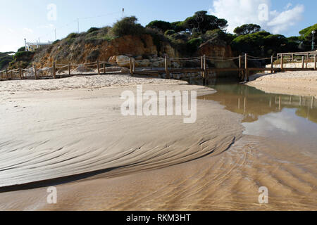 Spiaggia di Santa Eulalia e a Albufeira Algarve. Foto Stock