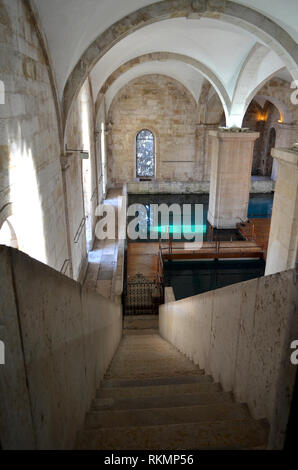 Mãe d'Àgua, un pubblico del XIX secolo serbatoio acqua a Lisbona, Portogallo, oggi trasformata in museo dell acqua Foto Stock