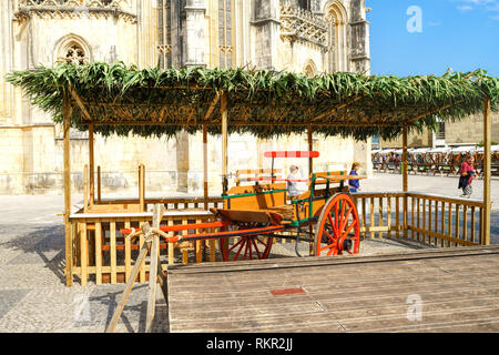 Monastero di Batalha,Portogallo. Originariamente, e ufficialmente noto come il Monastero di Santa Maria della Vittoria. UNESCO - Sito Patrimonio dell'umanità. Foto Stock