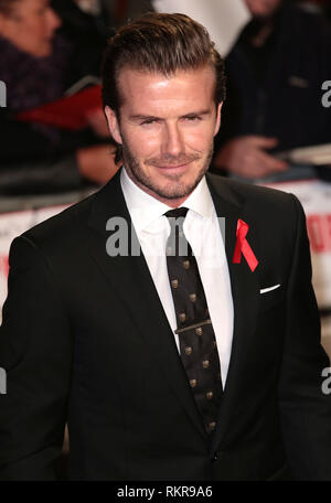 David Beckham assiste la prima mondiale di "classe di 92' di Odeon West End Foto Stock