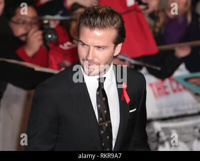 David Beckham assiste la prima mondiale di "classe di 92' di Odeon West End Foto Stock