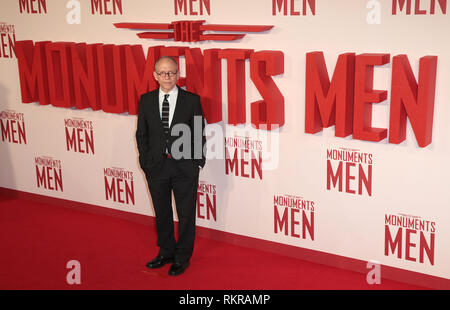 Bob Balaban arriva in UK Premiere di 'i monumenti uomini'' all'Odeon Leicester Square Foto Stock