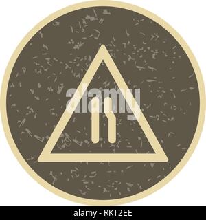 Il vettore a doppia carreggiata avanti icona Icona segno illustrazione vettoriale per un uso personale e uso commerciale... Look pulito e icona alla moda... Illustrazione Vettoriale