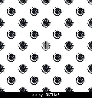 Una gustosa crema modello vettore senza soluzione di continuità geometrica ripetizione per qualsiasi web design Illustrazione Vettoriale