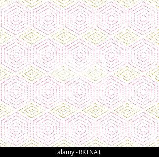 Moderno vettore Seamless pattern puntiforme Illustrazione Vettoriale