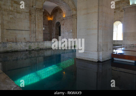 Mãe d'Àgua, un pubblico del XIX secolo serbatoio acqua a Lisbona, Portogallo, oggi trasformata in museo dell acqua Foto Stock