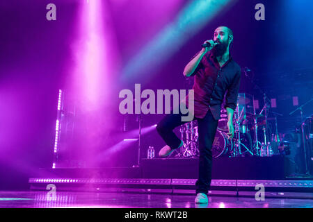 Madison, Wisconsin, Stati Uniti d'America. Xi Febbraio, 2019. SAM MELO di Rainbow gattino sorpresa alla Sylvee a Madison, Wisconsin Credit: Daniel DeSlover/ZUMA filo/Alamy Live News Foto Stock