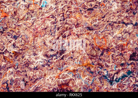 Texture di wooly materiale di feltro. Foto Stock