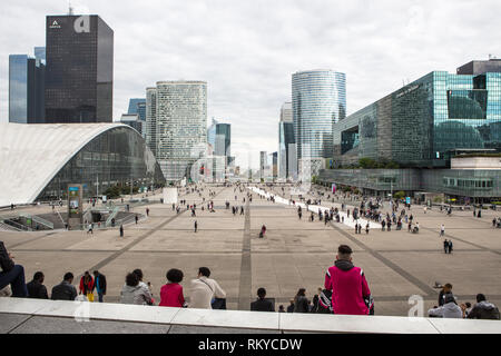 Quartiere della Défense di Parigi Foto Stock