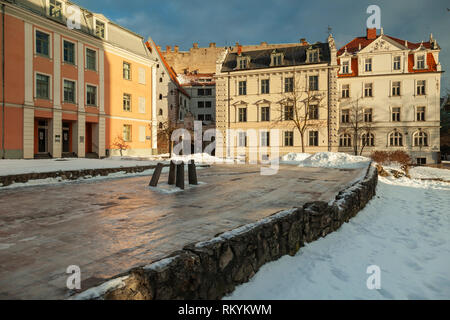 Giornata invernale in Riga old town. Foto Stock