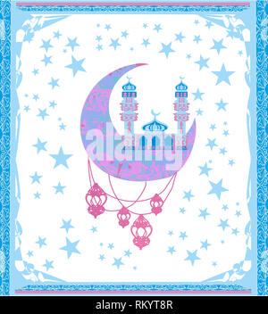 Il Ramadan Kareem Design Foto Stock