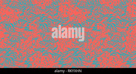 Moderno neon multicolore sfondo a trama. Textured pelle animale. Color corallo seamless pattern. Illustrazione Vettoriale