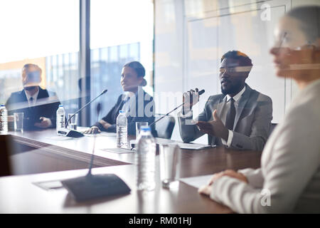 Conferenze di affari Foto Stock