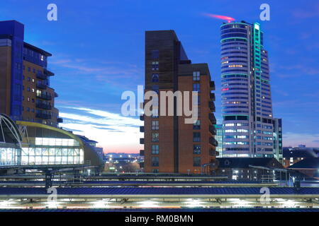 Granary Wharf a Leeds Foto Stock