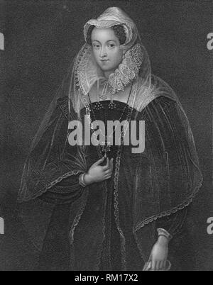 'Mary, Regina di Scozia,', (inizio a metà del XIX secolo). Creatore: William Thomas Fry. Foto Stock