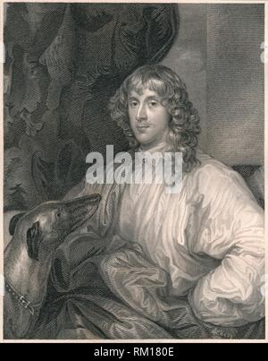 'James Stuart, duca di Richmond', c1640, (inizio a metà del XIX secolo). Creatore: John Cochran. Foto Stock