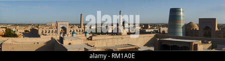 Panorama cittadino Khiwa, Uzbekistan - Panorama Foto Stock