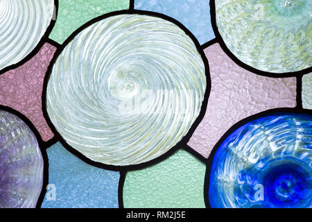 Coloratissima vetrata Foto Stock