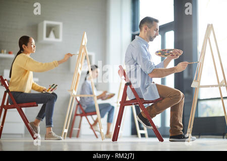 La classe della pittura Foto Stock