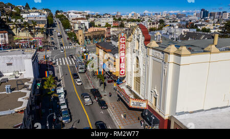 Il Castro Theatre di San Francisco, CA, Stati Uniti d'America Foto Stock