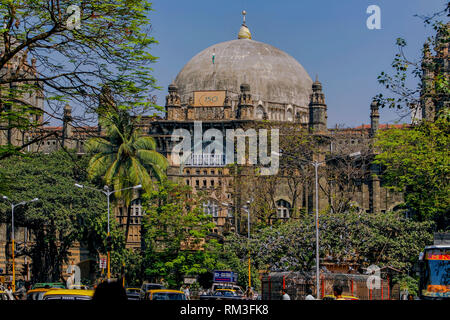 L'Ufficio Generale delle Poste, Mumbai, Maharashtra, India, Asia Foto Stock